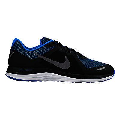 Nike Men's Dual Fusion X2 Running Shoes, Black/Blue Nike Men's Dual Fusion X2 Running Shoes, Black/Blue